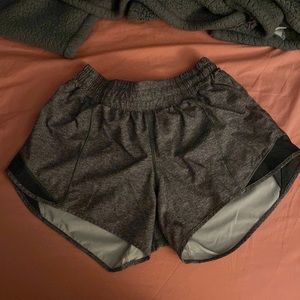 grey 4 inch lululemon shorts